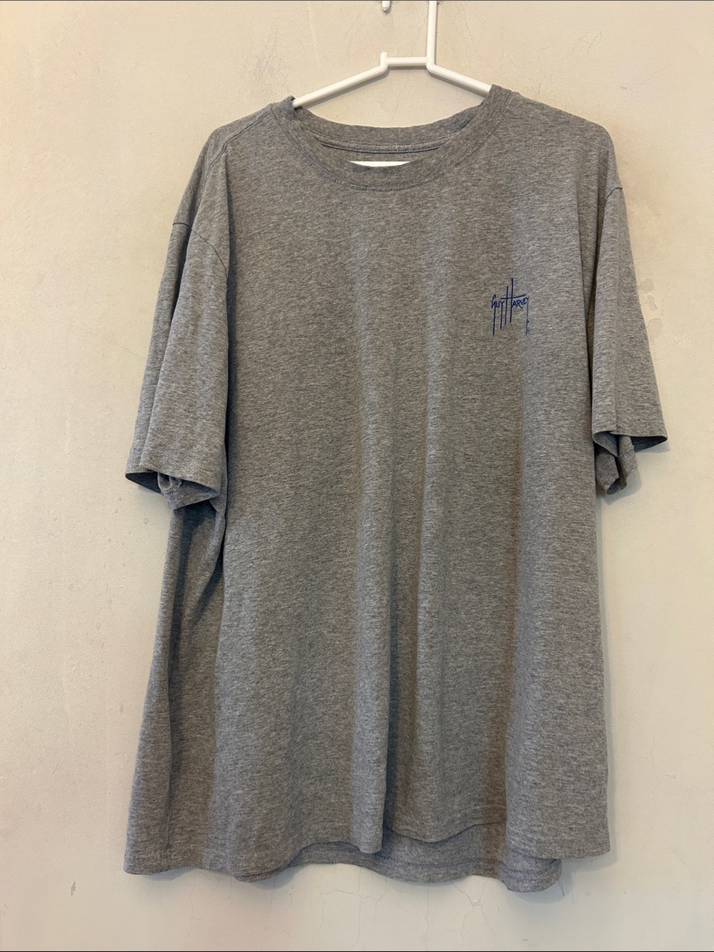 Guy Harvey Classic Men's Gray Fish Crewneck T-Shirt Size XXL EUC